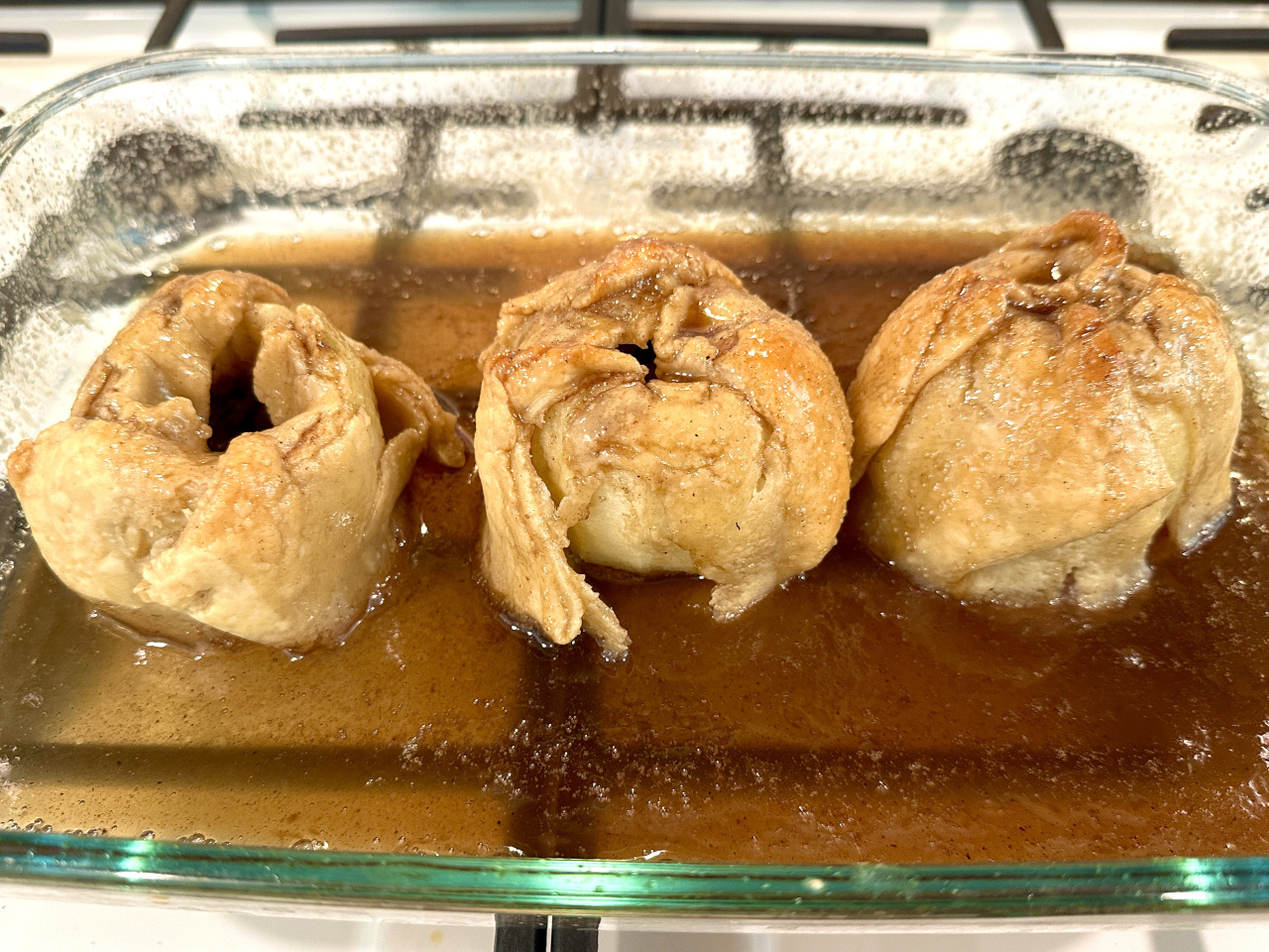 baked apple dumplings