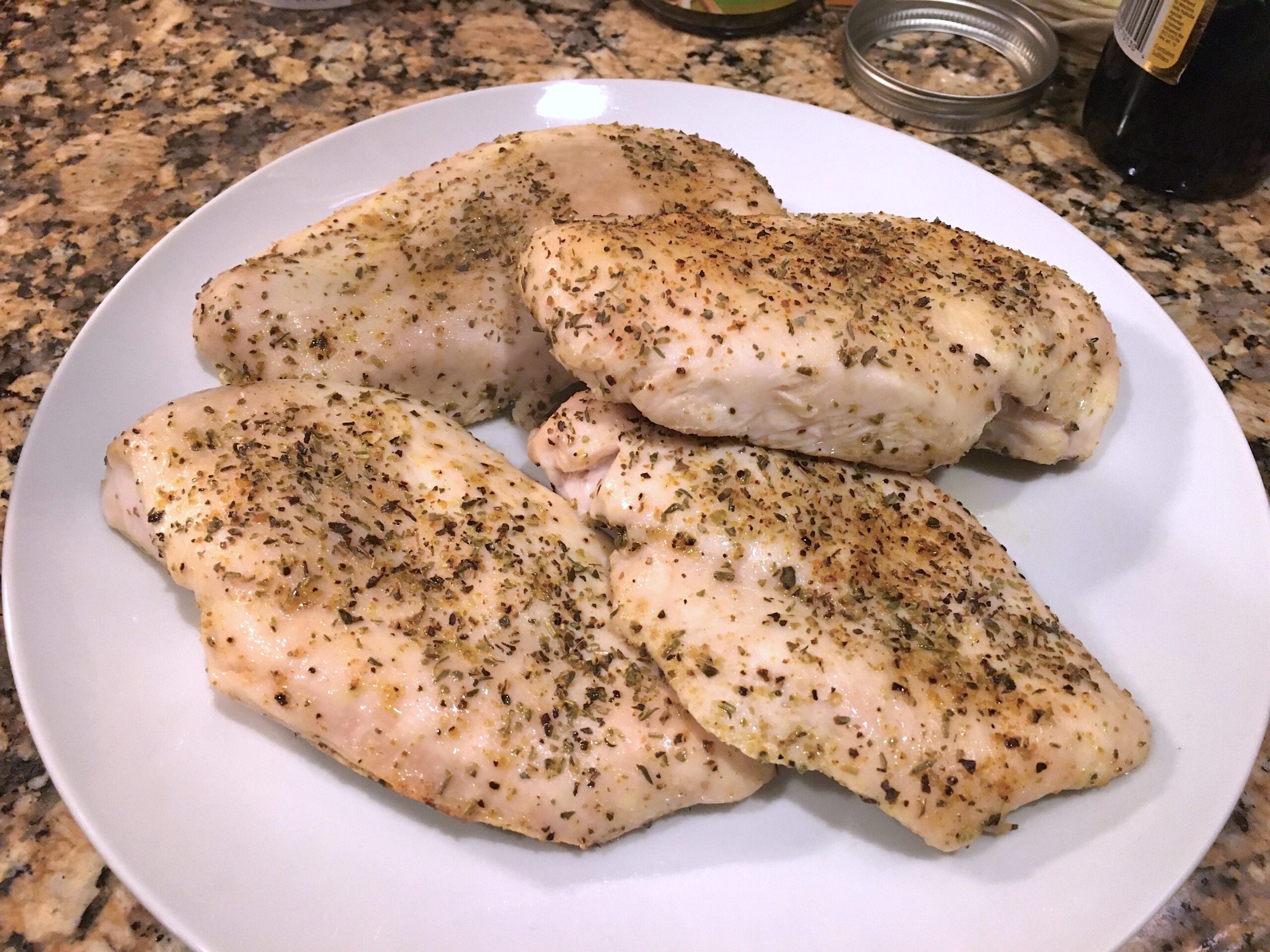 brined chicken breasts