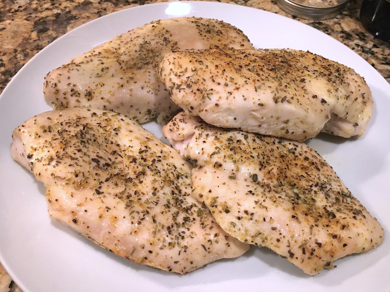 brined chicken breasts