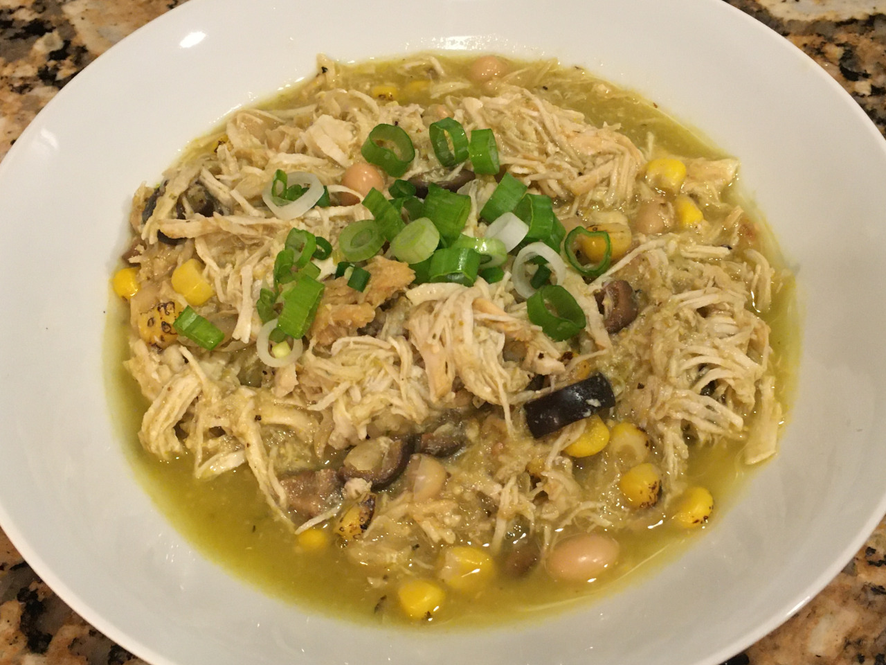 green chicken chili