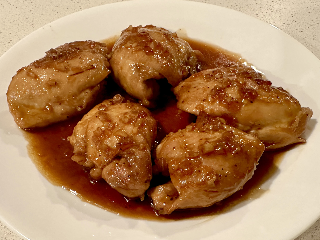 honey garlic chicken