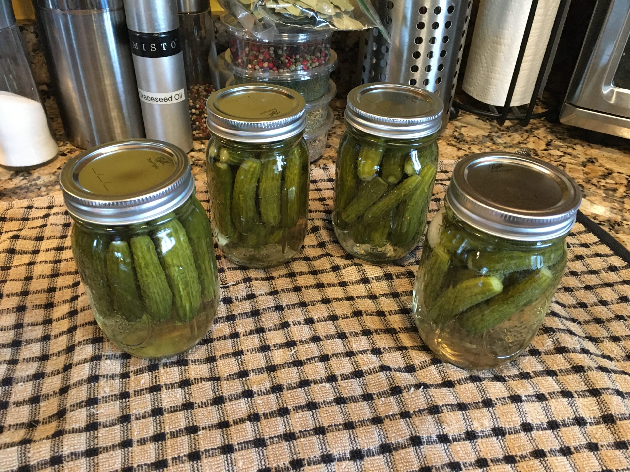 canned pickles
