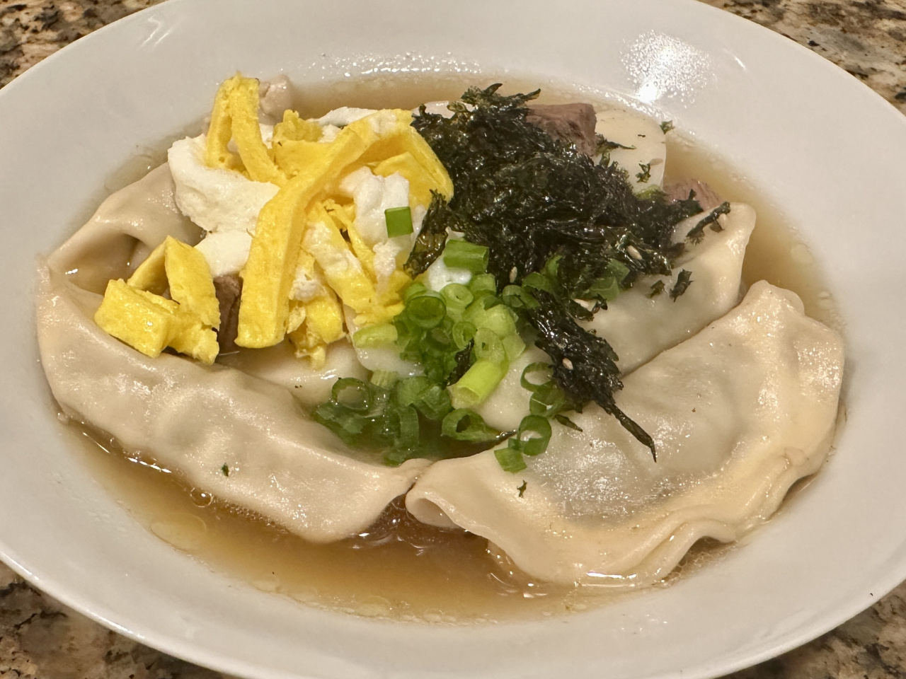 rice cake mandu soup