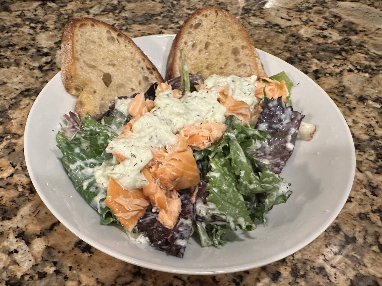 smoked salmon salad