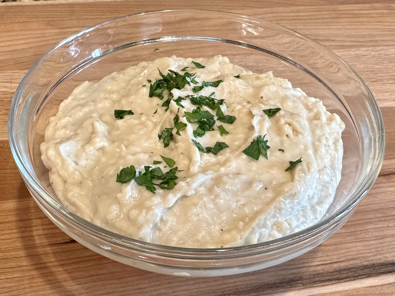 white bean puree