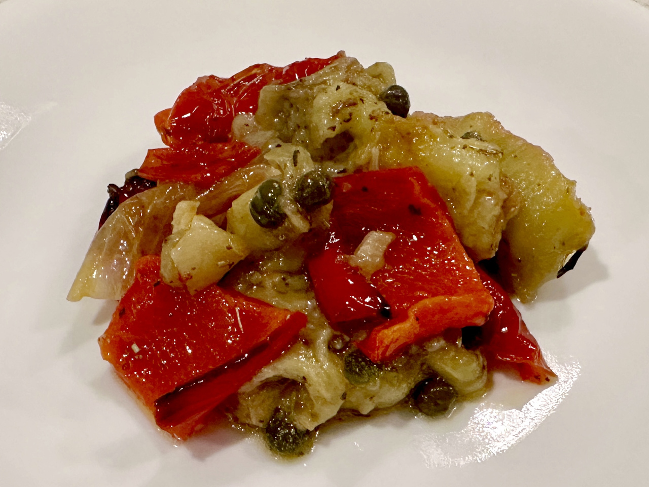 roasted eggplant salad