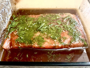 gravlax curing