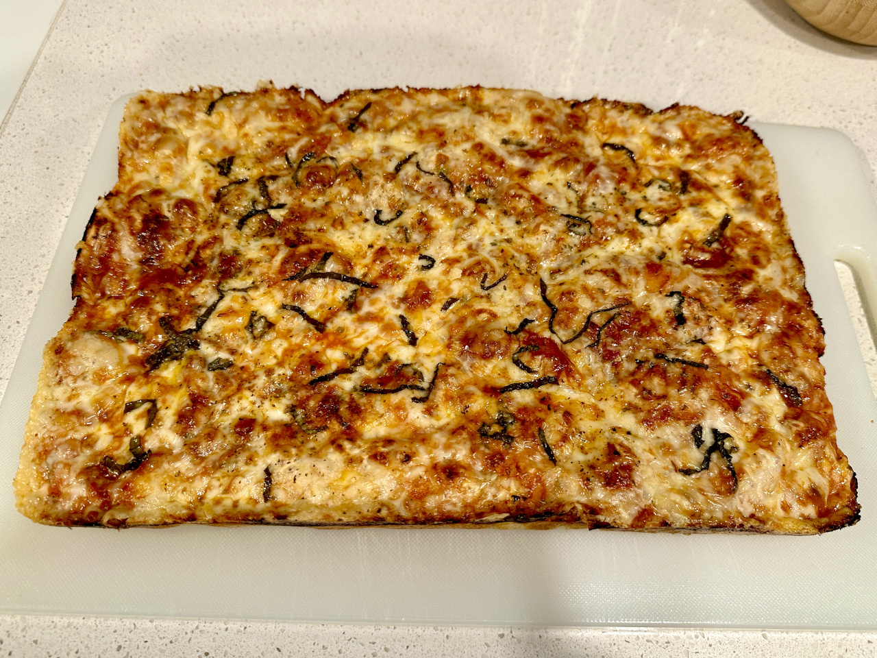 liquid dough pizza